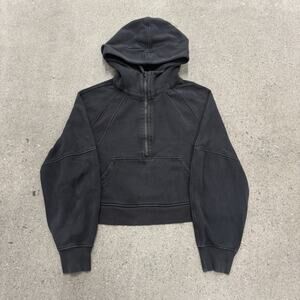 Lululemon Hoodie Half Zip Cropped Sweatshirt Size XS